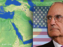 Symbolbild US-Nahost-Vermittler George Mitchell; Foto: AP/DW