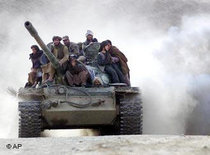 Talibankämpfer im Norden Afghanistans; Foto: AP