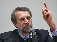  Irans Parlamentspräsident Ali Laridschani; Foto: AP