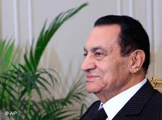 Ägyptens Präsident Hosni Mubarak; Foto: AP