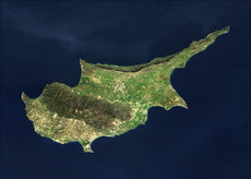 Satellitenbild Zyperns; Foto: NASA/Creative Common License