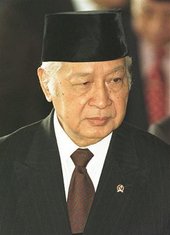Ehemaliger indonesischer Staatspräsident Haji Mohamed Suharto; Foto: AP