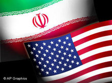 Symbolbild Iran und USA; Foto: AP Graphics