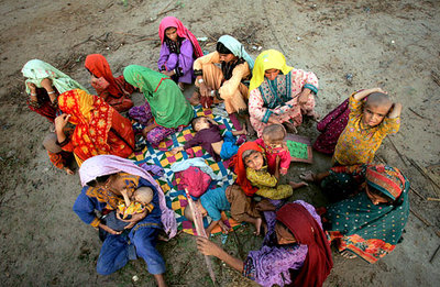 Opfer der Flutkatastrophe in Pakistan; Foto: AP