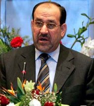 Irakischer Ministerpräsident Nuri al-Maliki; Foto: AP
