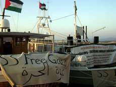 Boote der Hilfsorganisation Free Gaza; Foto: AP