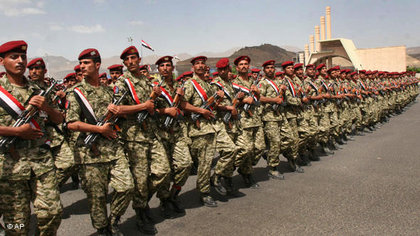 Offizielle Feierlichkeiten zur Wiedervereinigung Jemens 2009; Foto: AP