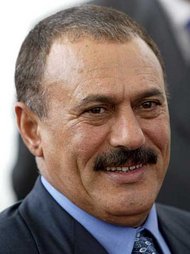 Präsident Saleh; Foto: AP