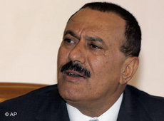 Jemens Präsident Ali Abdullah Salih; Foto: AP 
