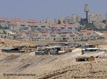 Ma'ale Adumim, die größte jüdische Siedlung im Westjordanland; Foto: picture alliance/ dpa