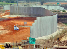 Mauer zum Westjordanland; Foto: picture alliance/ dpa