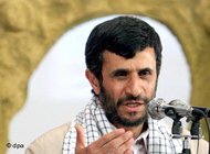 Irans Präsident Mahmud Ahmadinedschad, Foto: dpa