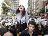 Demonstranten in Kairo, Foto: AP