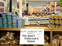 Boykott gegen dänische Produkte in Saudi-Arabien; Foto: AP
