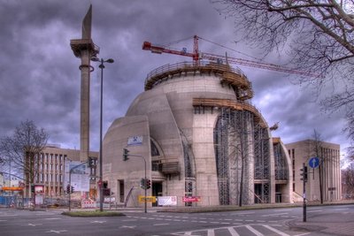 Baustelle der DITIB-Moschee in Köln-Ehrenfeld; Foto: Wikipedia.