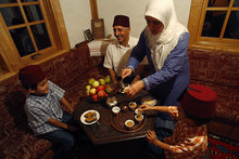Eine muslimische Familie; Foto: AP
