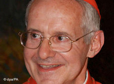 Jean-Louis Kardinal Tauran, Teilnehmer am Kongress der Weltreligionen; Foto: AP