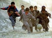 Kicken in Afghanistan, Foto: AP