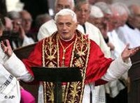 Papst Benedikt XVI in Regensburg; Foto: AP