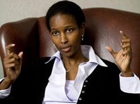 Ayaan Hirsi Ali, ein aus Somalia stammende niederländische Abgeordnete; Foto: AP