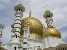 Historische Ubudiah-Moschee in Kuala Kangsar in Nordmalaysia; Foto: GNU Free Documentation License