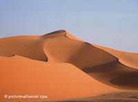 Die südliche Sahara in Algerien; Foto: dpa