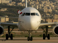 Flugzeug in Beirut; Foto: AP
