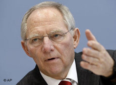 Wolfgang Schäuble; Foto: AP