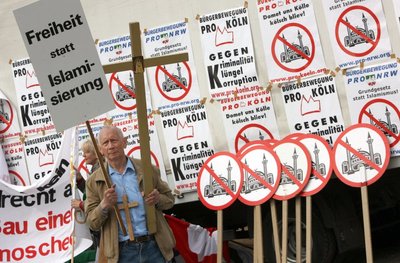 Anti-Islam-Kongress in Köln, Foto: dpa