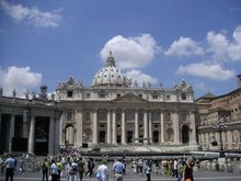 Petersplatz im Vatikan; Quelle: Wikimedia Commons