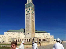König Hassan II.-Moschee in Casablanca; Foto: AP