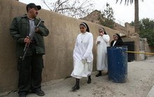 Christliche Nonnen im Irak; Foto: AP