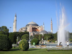 Blick auf die Hagia Sophia in Istanbul; Foto: dpa