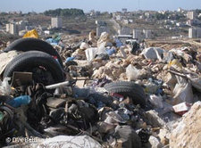 Mülldeponie bei Ramallah; Foto: Bettina Marx/DW