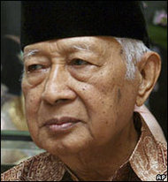 Der frühere indonesische Präsident Suharto; Foto: AP