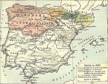 Karte des maurischen Spaniens im Jahre 1037; Foto: &amp;copy University of Texas