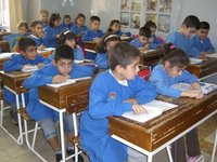 Armenian school in Aleppo, Syria (photo: Charlotte Wiedemann)