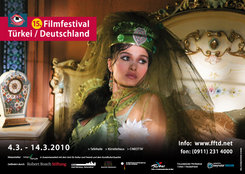 Plakat des 15. Filmfestivals Türkei Deutschland in Nürnberg