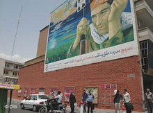 Wandmalerein in Teheran; Foto: AP
