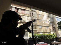 Amal-Miliz in Beirut während der Unruhen im Mai 2008; Foto: AP