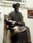 Maimonides in Cordoba, Bronzestatue von Amadeo Olmo Ruiz