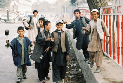 Kinder auf Kabuls Straßen