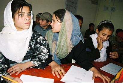 Schülerinnen in Kabul