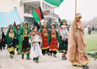 Zeremonie junger Afghanen