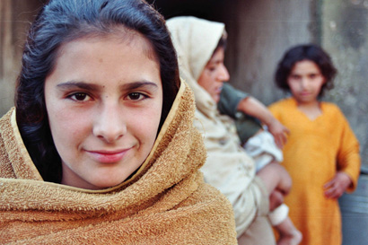 Mädchen in Kabul