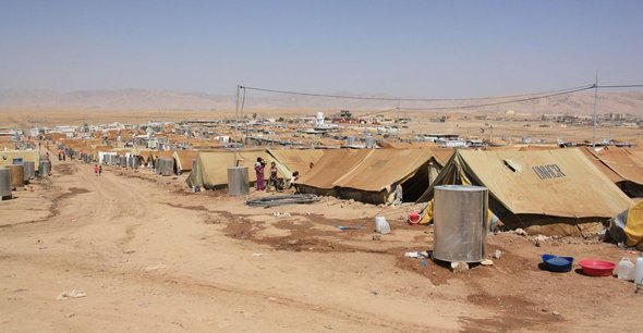 Flüchtlingslager Domiz im Nordirak; Foto: Jan Kuhlmann