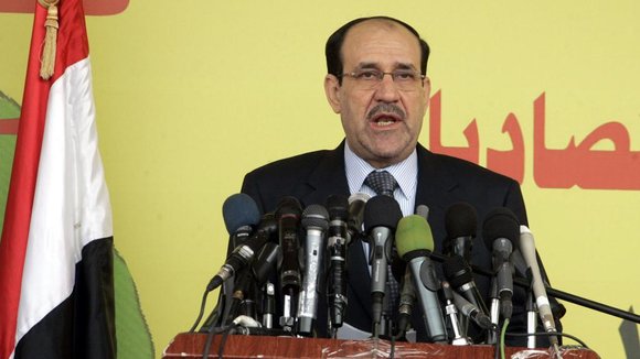 Der irakische Regierungschef Nuri al-Maliki ; Foto: dpa 