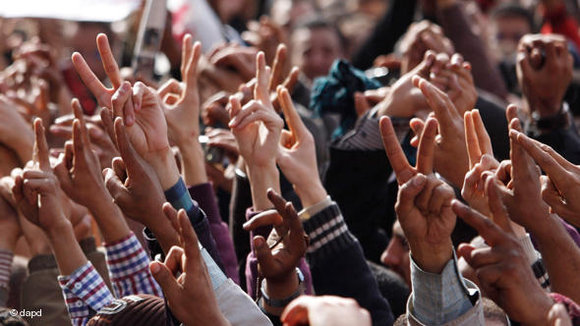 Demonstration auf dem Tahrirplatz am 4. Februar 2011; Foto: Emilio Morenatti/AP/dapd