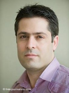 Der iranische Exiljournalist Vahid Pourostad; Foto: free-journalists.com