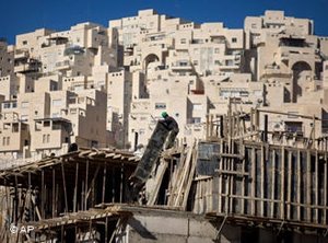 Israelischer Siedlungsbau in Ostjerusalem; Foto: AP